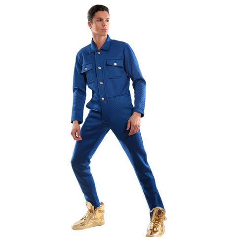 Blue 3D Printed Scuba jumpsuit