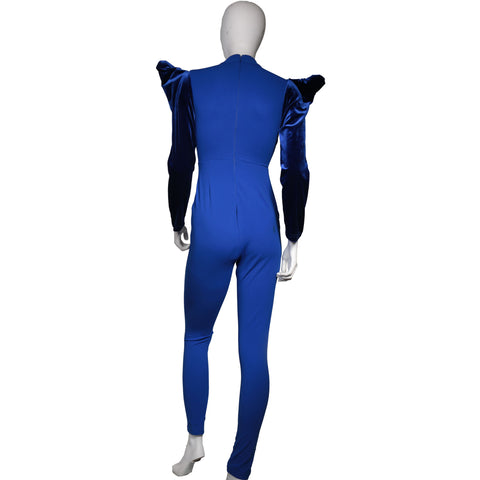 Blue futuristic jumpsuit