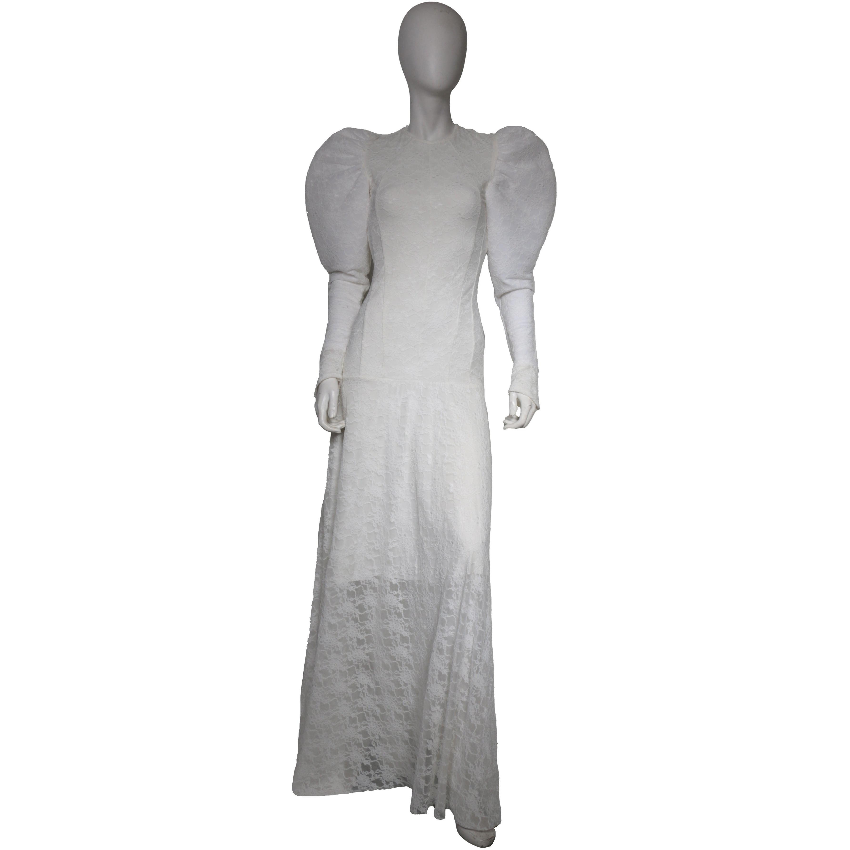 Futuristic angelic gown