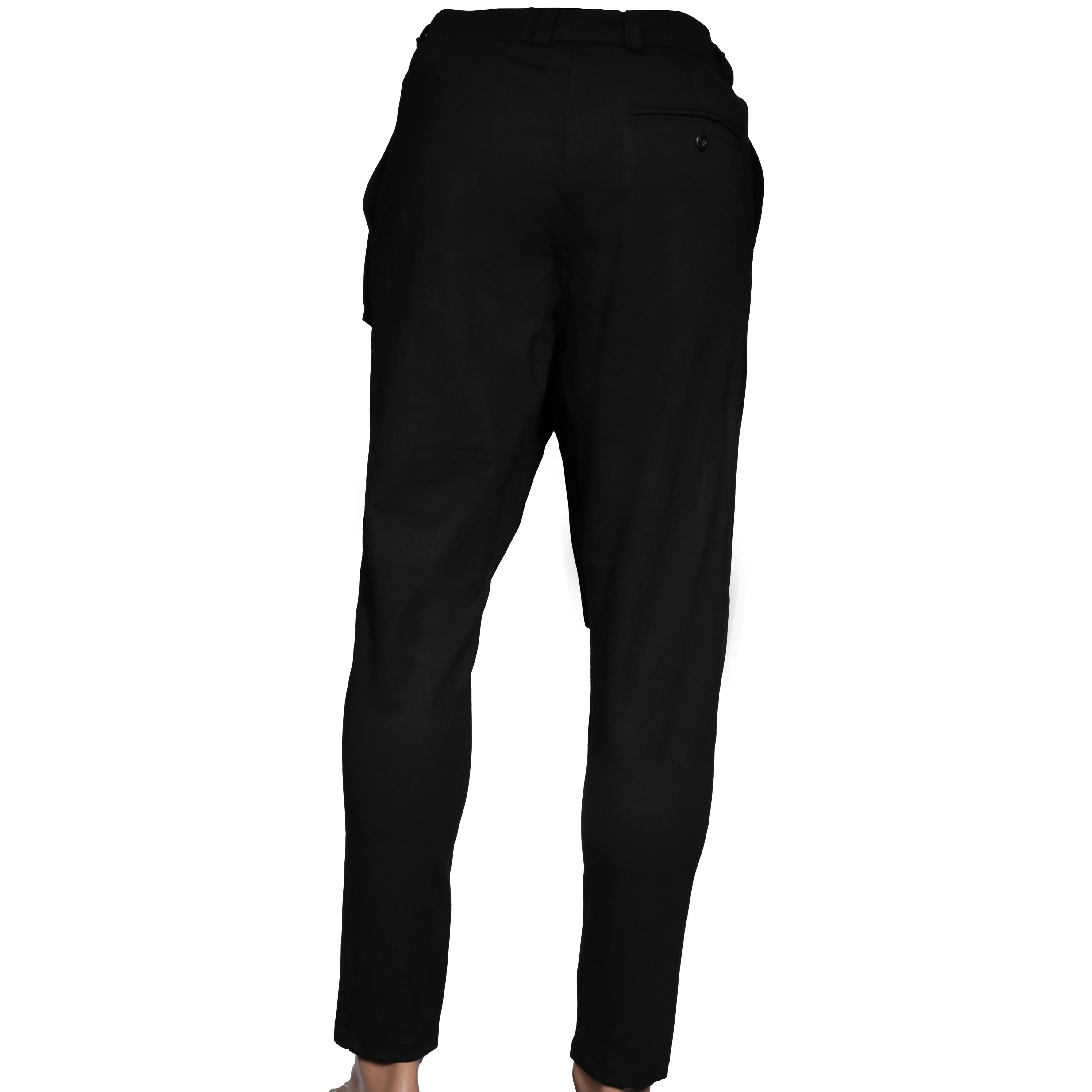 Black modern Pant with front flap I