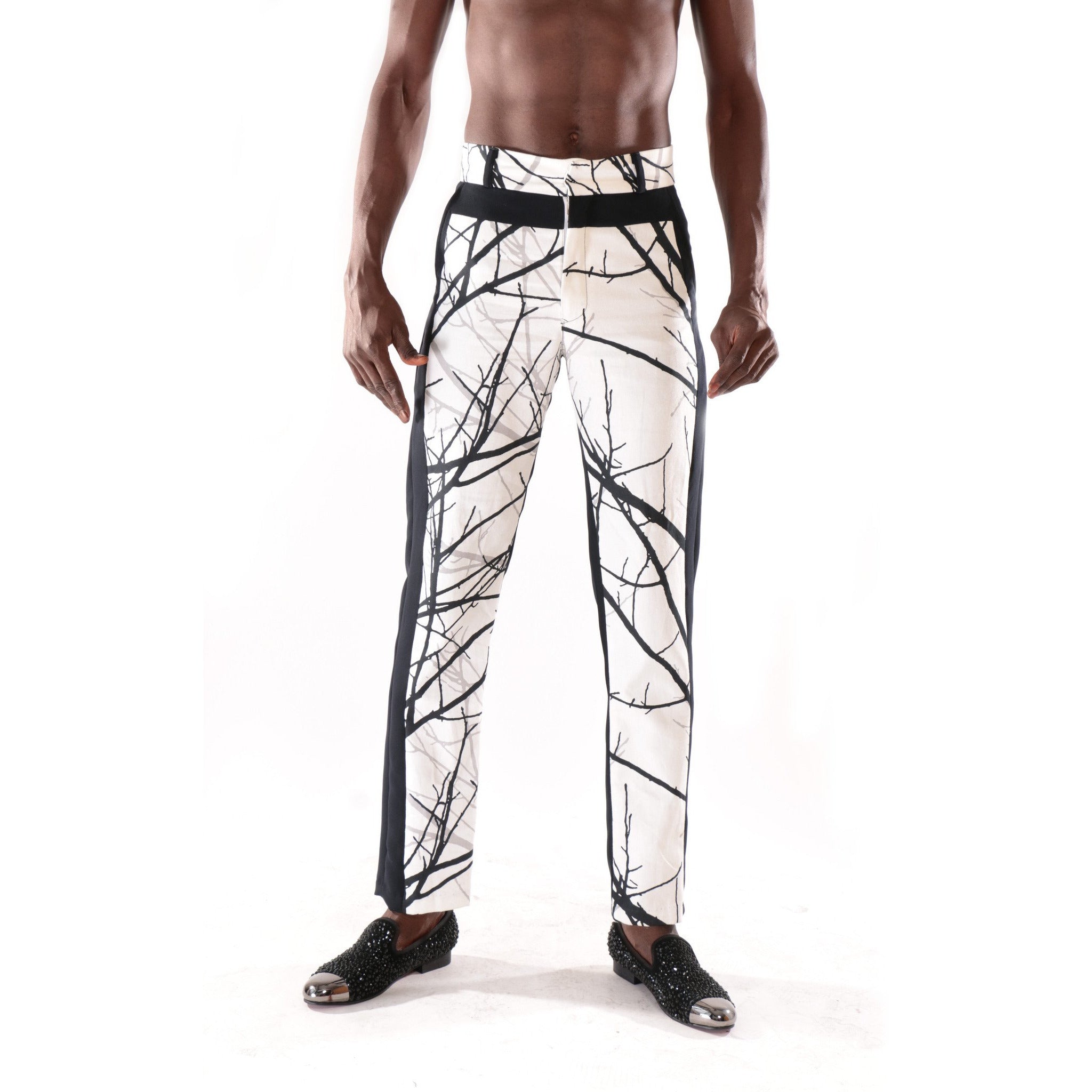 High fashion trouser with dual design