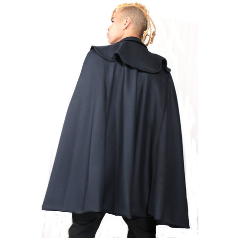 Navy Blue Cape with custom design